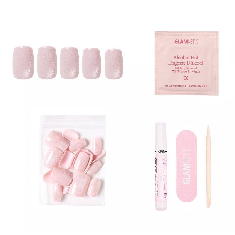 slide 3 of 6, Glamnetic Women's Nail Set - Pinky Promise - Ulta Beauty, 1 ct