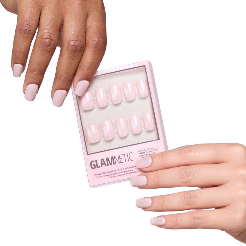 slide 6 of 6, Glamnetic Women's Nail Set - Pinky Promise - Ulta Beauty, 1 ct