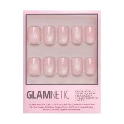 Glamnetic Women's Nail Set - Pinky Promise - Ulta Beauty: 30 Pieces, Glossy Finish, Squared Oval Shape
