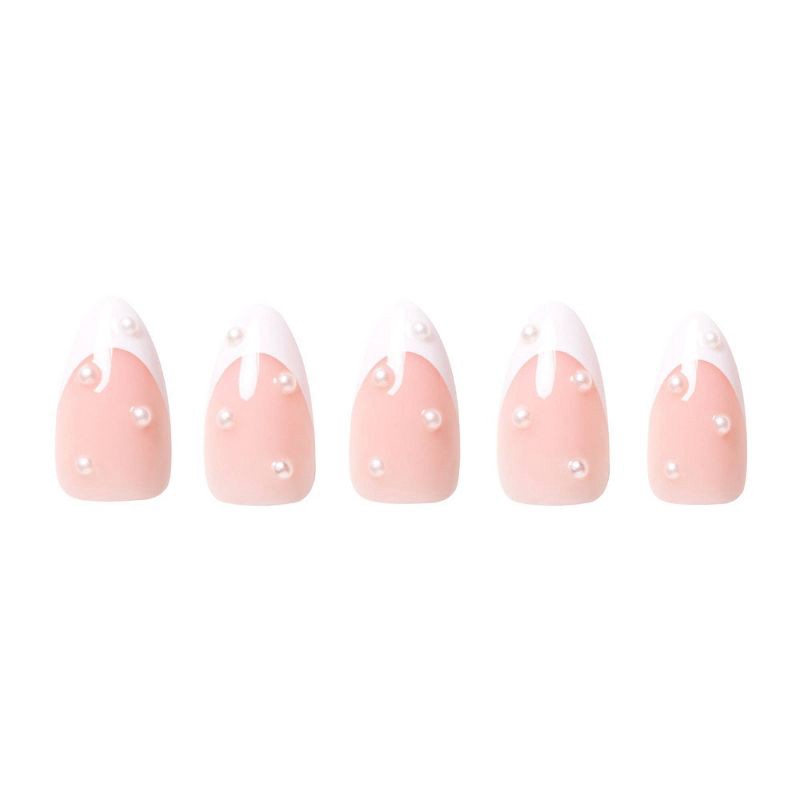 slide 2 of 6, Glamnetic Women's Nail Set - French Pearl - Ulta Beauty, 1 ct