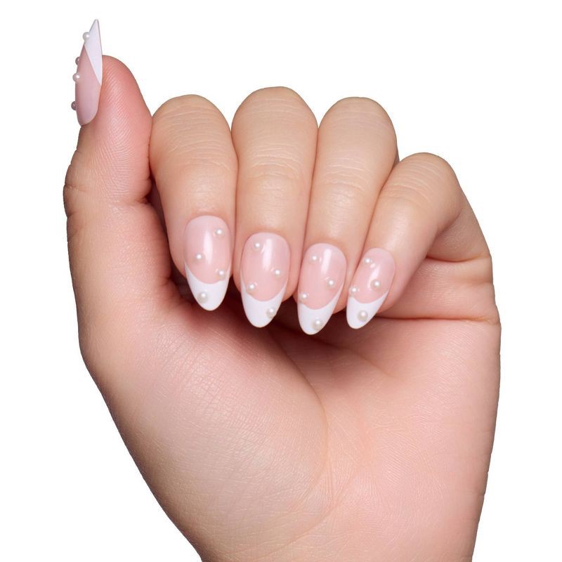 slide 5 of 6, Glamnetic Women's Nail Set - French Pearl - Ulta Beauty, 1 ct