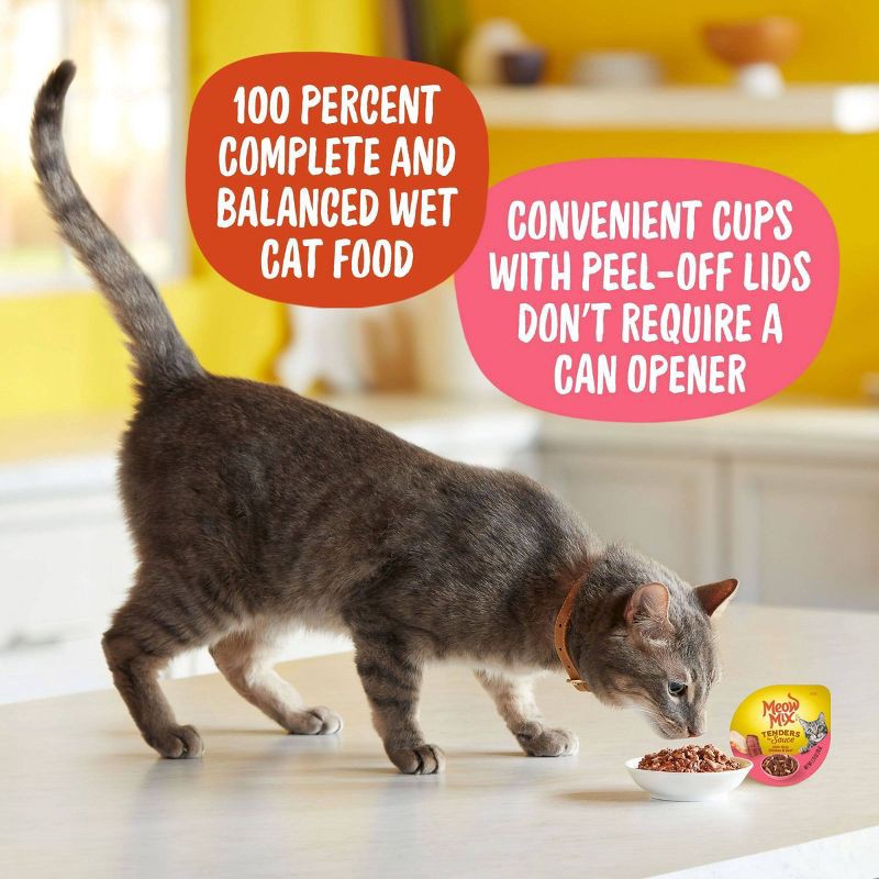 slide 5 of 5, Meow Mix Tender Favorites Chicken and Beef Flavor Wet Cat Food - 2.75oz, 2.75 oz