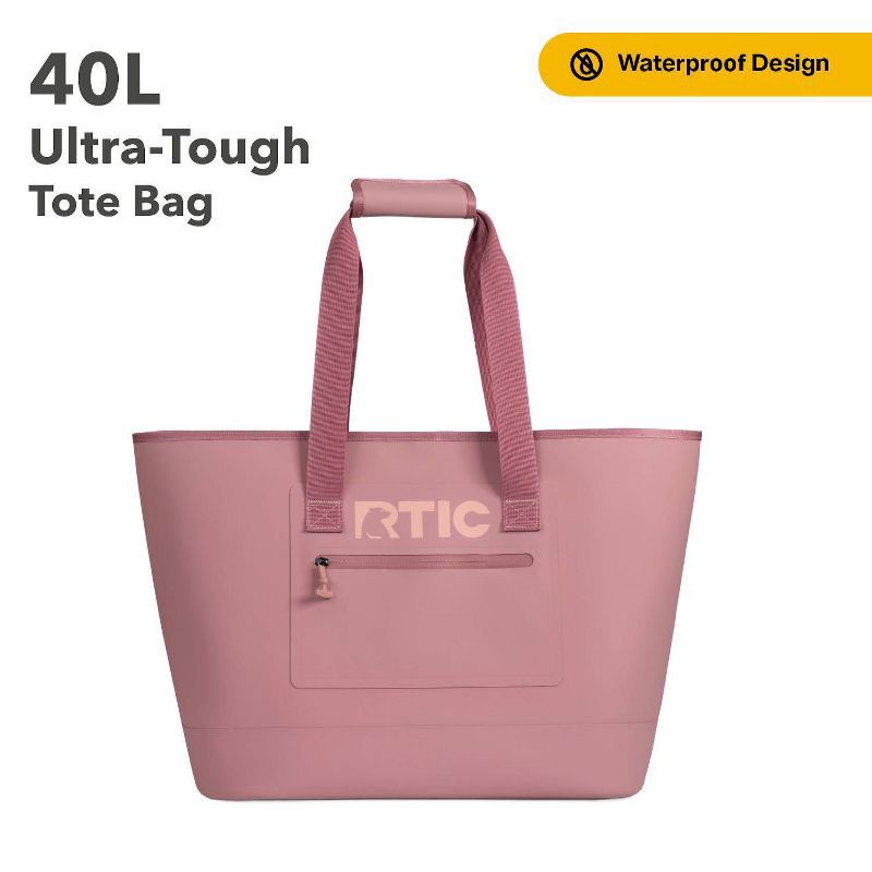 slide 2 of 9, RTIC Outdoors Ultra-Tough Tote Bag - Pink L: Nylon, Lightweight & Structured, 1 ct