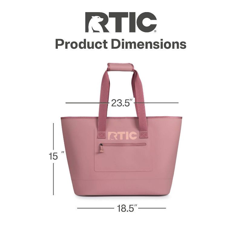 slide 8 of 9, RTIC Outdoors Ultra-Tough Tote Bag - Pink L: Nylon, Lightweight & Structured, 1 ct