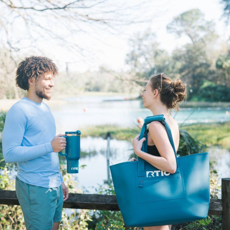 slide 6 of 9, RTIC Outdoors Ultra-Tough Tote Bag - Sage Green L: Lightweight Structured Handbag, 1 ct