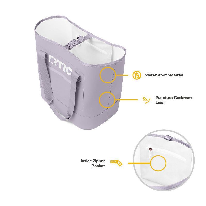 slide 3 of 6, RTIC Outdoors Ultra-Tough Tote Bag - Lilac Purple S, 1 ct