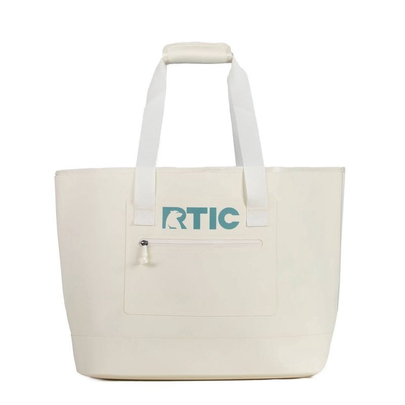 slide 1 of 9, RTIC Outdoors Ultra-Tough Tote Bag - Ivory L: Double Shoulder Handles, Lightweight Design, 1 ct