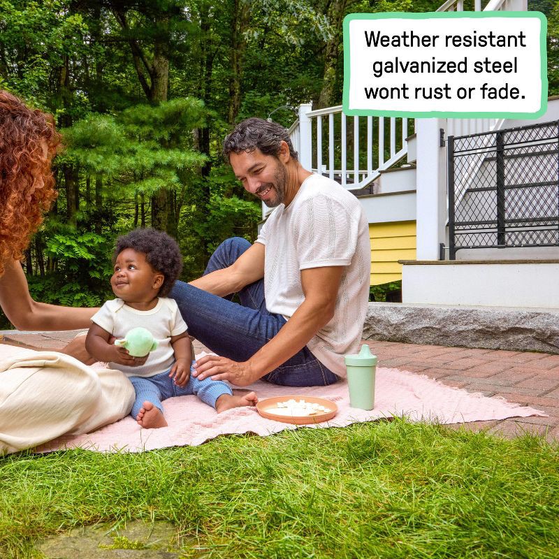 slide 3 of 9, Ingenuity Doorway 42W Series Dog and Baby Gate, Indoor Outdoor - Black, 1 ct