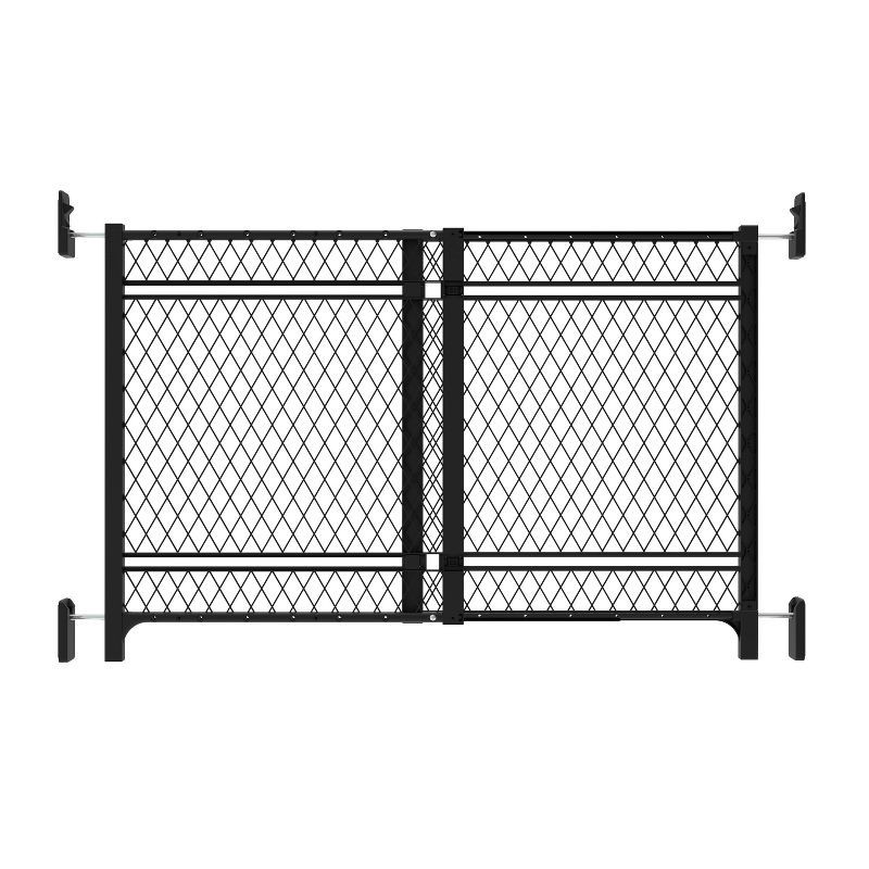 slide 1 of 9, Ingenuity Doorway 42W Series Dog and Baby Gate, Indoor Outdoor - Black, 1 ct