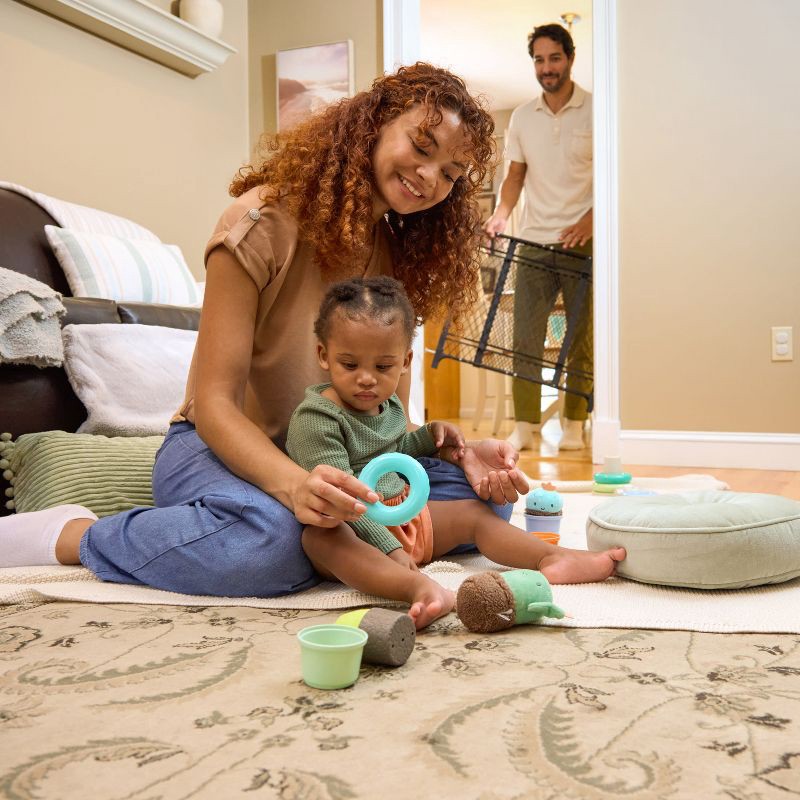 slide 7 of 9, Ingenuity Doorway 42W Series Dog and Baby Gate, Indoor Outdoor - Black, 1 ct