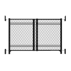 Ingenuity Doorway 42W Series Dog and Baby Gate, Indoor Outdoor - Black