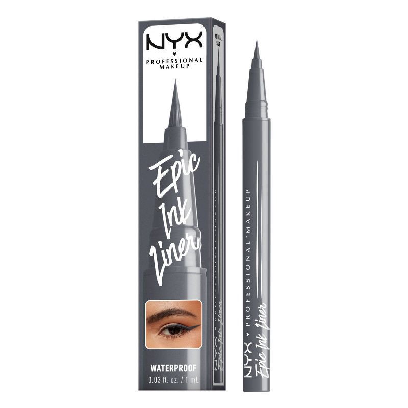 slide 12 of 12, NYX Professional Makeup Epic Wear Liquid Liner Long-Lasting Waterproof Eyeliner - Stone Washed - 0.03 fl oz, 0.03 fl oz