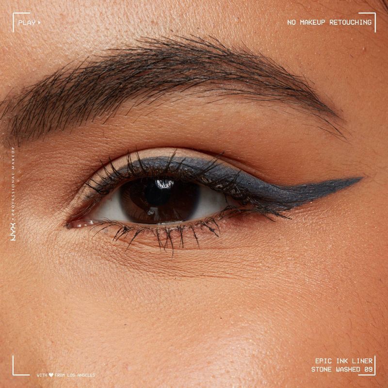 slide 5 of 12, NYX Professional Makeup Epic Wear Liquid Liner Long-Lasting Waterproof Eyeliner - Stone Washed - 0.03 fl oz, 0.03 fl oz