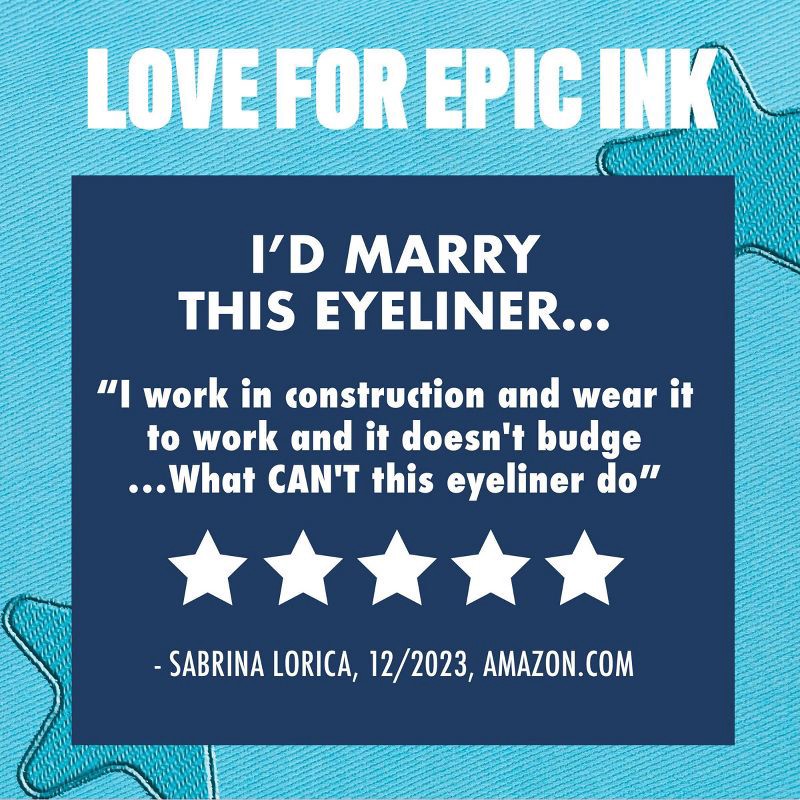 slide 10 of 11, NYX Professional Makeup Epic Wear Glitz Waterproof Metallic Liquid Eyeliner - Shimmer Stitch - 0.03fl oz, 0.03 fl oz