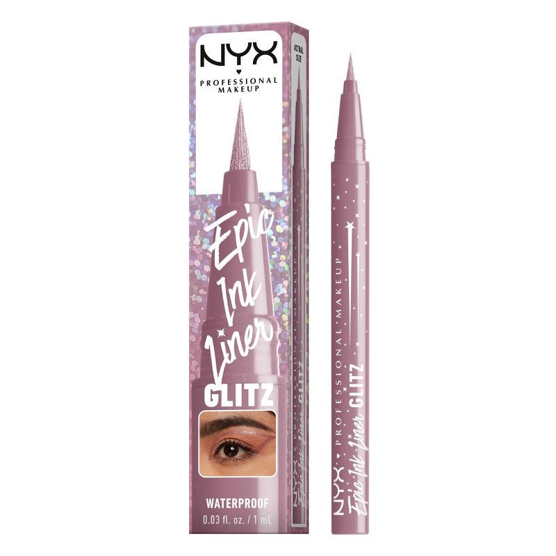 slide 11 of 11, NYX Professional Makeup Epic Wear Glitz Waterproof Metallic Liquid Eyeliner - Shimmer Stitch - 0.03fl oz, 0.03 fl oz