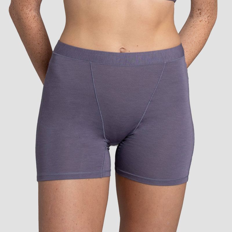 slide 3 of 5, Fruit of the Loom Women's 4pk Relaxing Comfort Boxers - 5: High Rise, Lightweight Knit, Tagless Design, 4 ct
