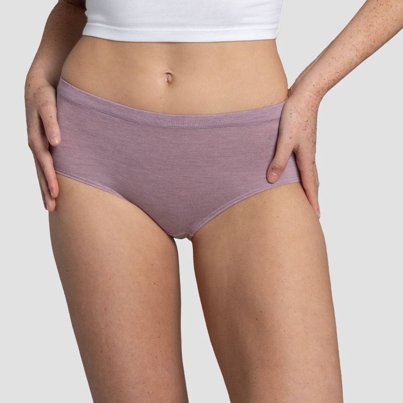slide 2 of 5, Fruit of the Loom Women's 6pk Relaxing Comfort Briefs - 6: Modal Blend, Tagless, Flat Seams, Stretch Fabric, Machine Washable, 6 ct