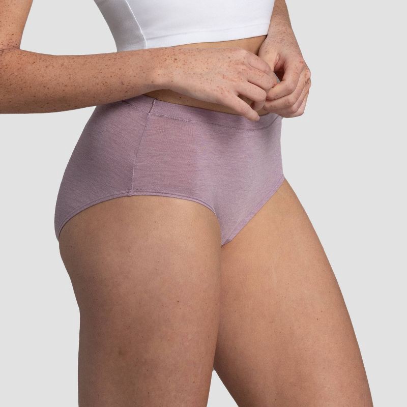 slide 3 of 5, Fruit of the Loom Women's 6pk Relaxing Comfort Briefs - 8: Modal Blend, Tagless, Flat Seams, Stretch Fabric, 6 ct