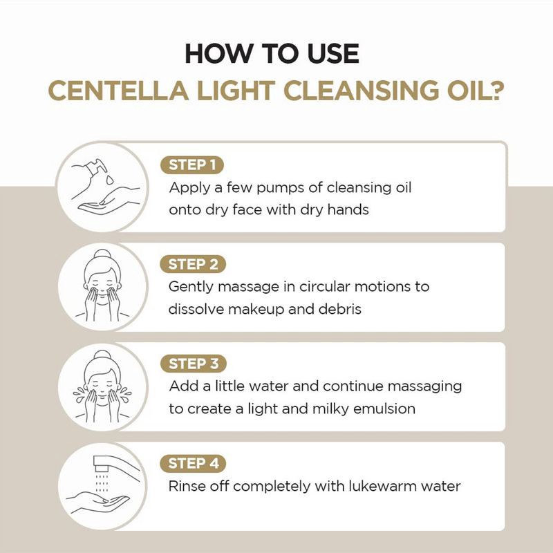 slide 8 of 10, SKIN1004 Madagascar Centella Light Cleansing Oil Korean Skincare Soothing and Gentle Oil Cleanser for Makeup Impurities Removal - 200ml, 200 ml