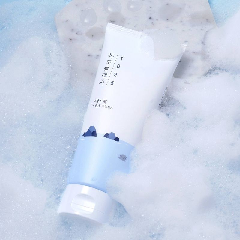 slide 2 of 9, Round Lab 1025 Dokdo Cleanser Korean Skincare for Gentle Cleansing with Low pH for Sensitive Skin - 150ml, 150 ml