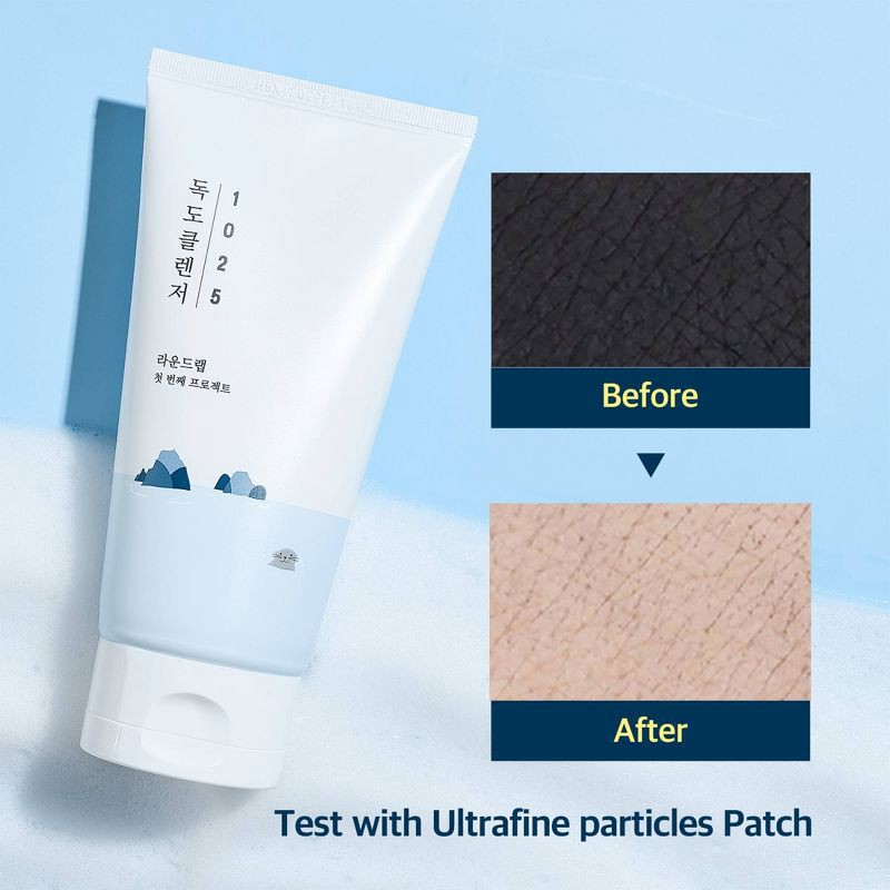 slide 6 of 9, Round Lab 1025 Dokdo Cleanser Korean Skincare for Gentle Cleansing with Low pH for Sensitive Skin - 150ml, 150 ml