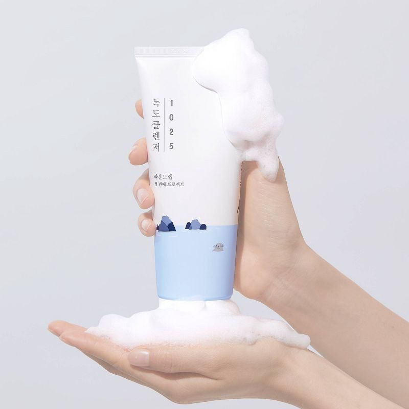 slide 8 of 9, Round Lab 1025 Dokdo Cleanser Korean Skincare for Gentle Cleansing with Low pH for Sensitive Skin - 150ml, 150 ml