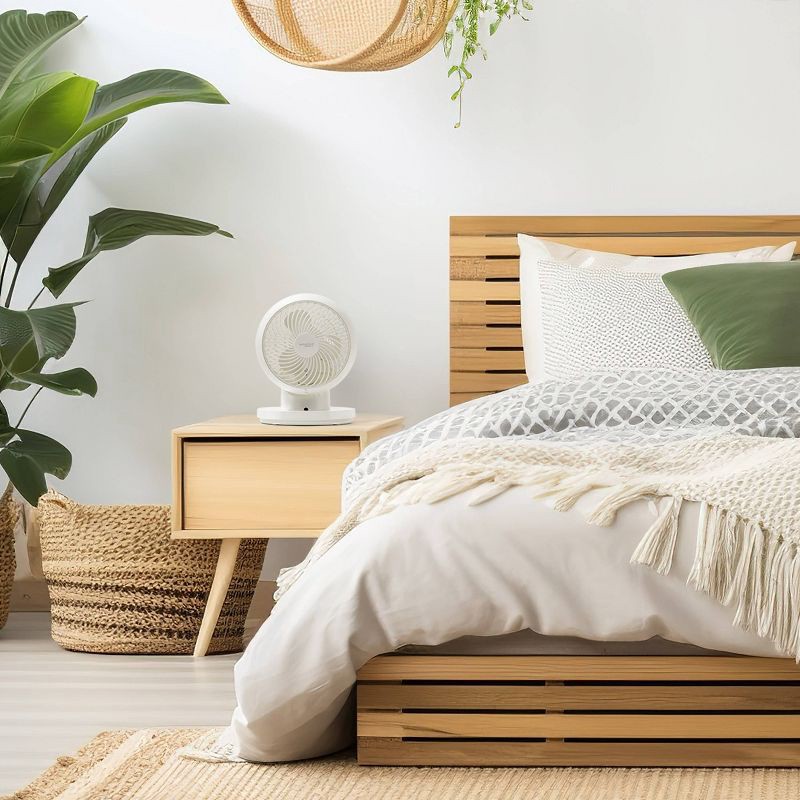 slide 11 of 12, IRIS WOOZOO 360° Oscillating Fan with Remote and Timer 3 Speed Settings, 1 ct