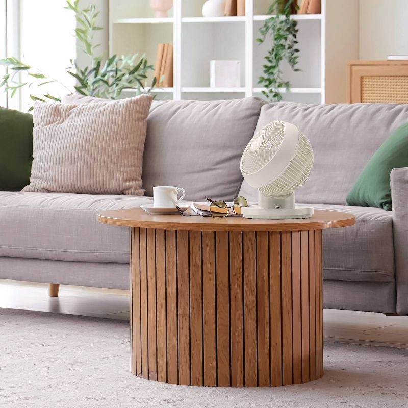 slide 4 of 12, IRIS WOOZOO 360° Oscillating Fan with Remote and Timer 3 Speed Settings, 1 ct