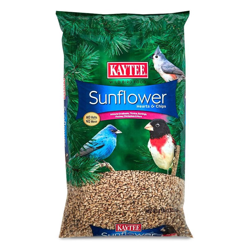 slide 1 of 5, Kaytee Sunflower Hearts and Chips Bird and Wildlife Food - 8lbs, 8 lb