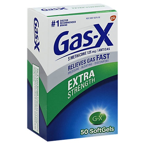 slide 1 of 1, Gas-X Antigas Extra Strength Softgels, 50 ct