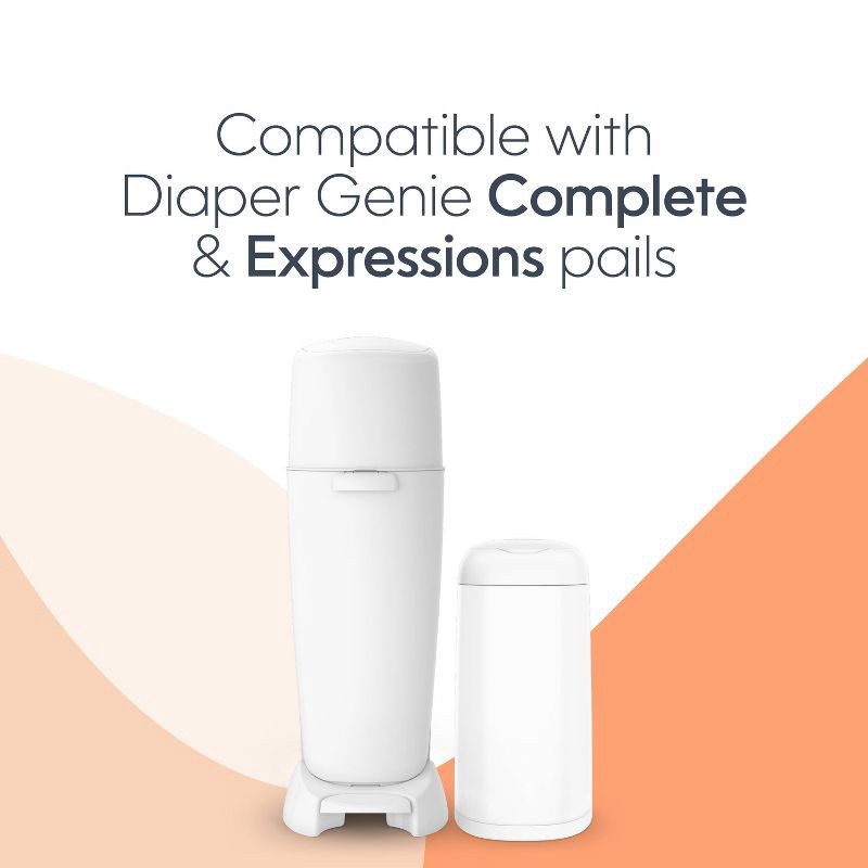 slide 6 of 9, Diaper Genie Diaper Disposal Pail System Refill - Clean Laundry - 3pk, 3 ct