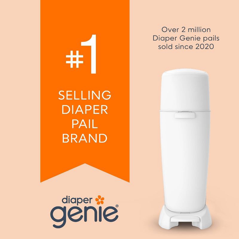 slide 9 of 9, Diaper Genie Diaper Disposal Pail System Refill - Clean Laundry - 3pk, 3 ct