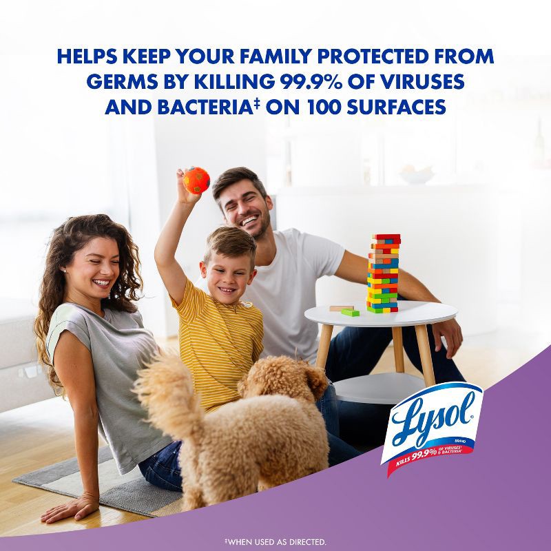 slide 7 of 8, Lysol Lavender Disinfectant Aerosol Spray - 38 fl oz, 38 fl oz