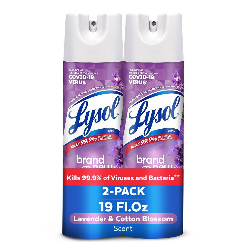 slide 1 of 8, Lysol Lavender Disinfectant Aerosol Spray - 38 fl oz, 38 fl oz