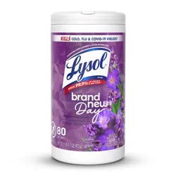 Lysol Lavender Disinfecting Wipe - 80ct