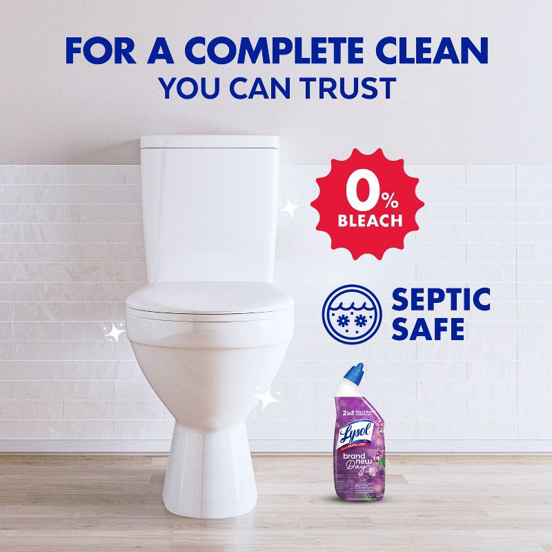 slide 4 of 8, Lysol Lavender Liquid Toilet Bowl Cleaner - 48 fl oz/2ct, 48 fl oz, 2 ct