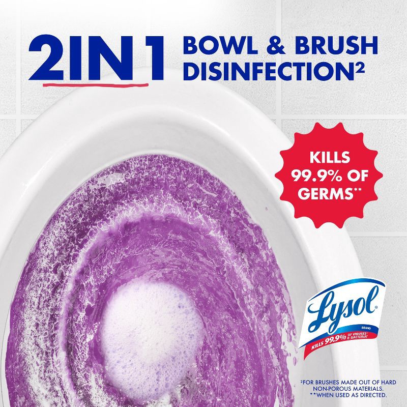 slide 7 of 8, Lysol Lavender Liquid Toilet Bowl Cleaner - 48 fl oz/2ct, 48 fl oz, 2 ct