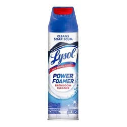 Lysol Power Aerosol Bathroom Cleaner - 24 fl oz: Aluminum-Free, Fresh Scent, Multipurpose Application