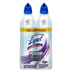 Lysol Clean Scent Power Plus Odor Fighting Liquid Toilet Bowl Cleaner - 48 fl oz
