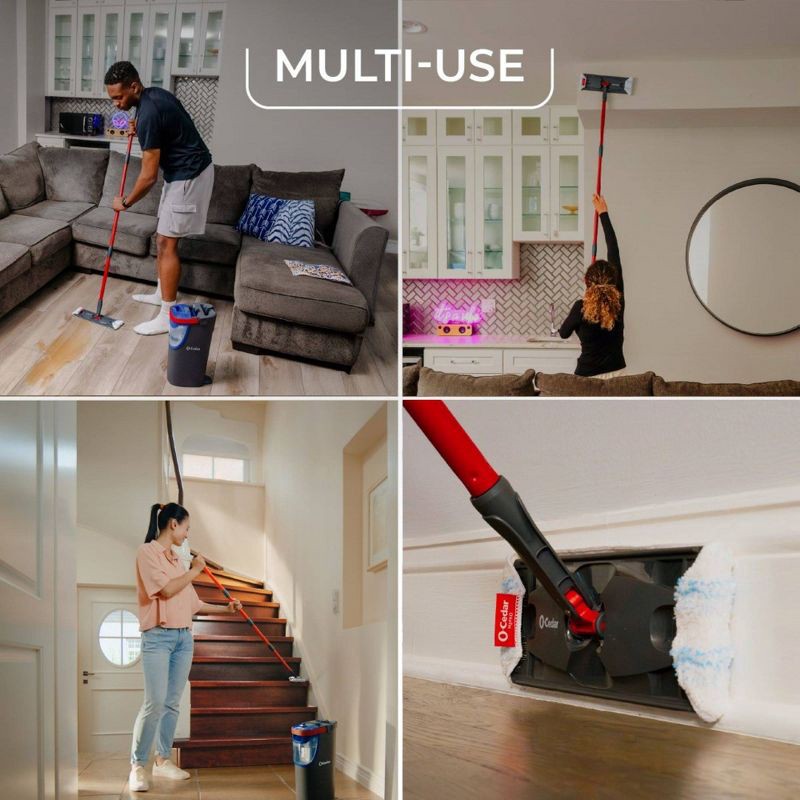 slide 5 of 11, O-Cedar H2prO Mop Head Replacement Refill- 2pk, 2 ct