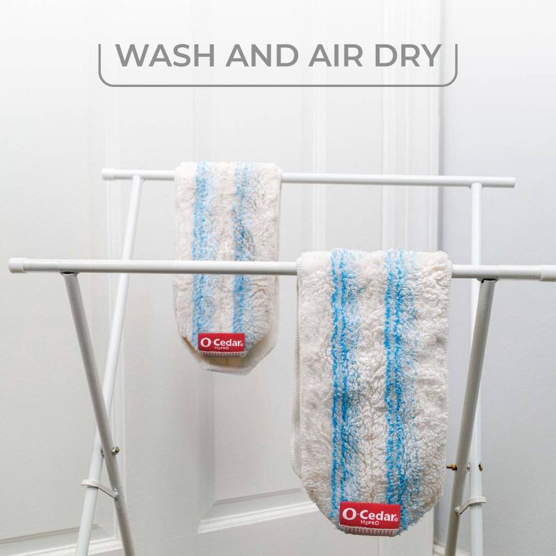 slide 7 of 11, O-Cedar H2prO Mop Head Replacement Refill- 2pk, 2 ct