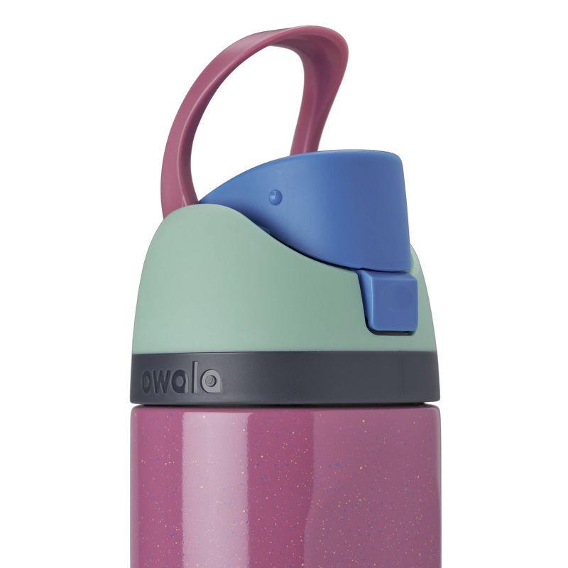 slide 3 of 5, Owala Special Edition 24oz FreeSip Stainless Steel Water Bottle - Bubblegum Burst, 24 oz