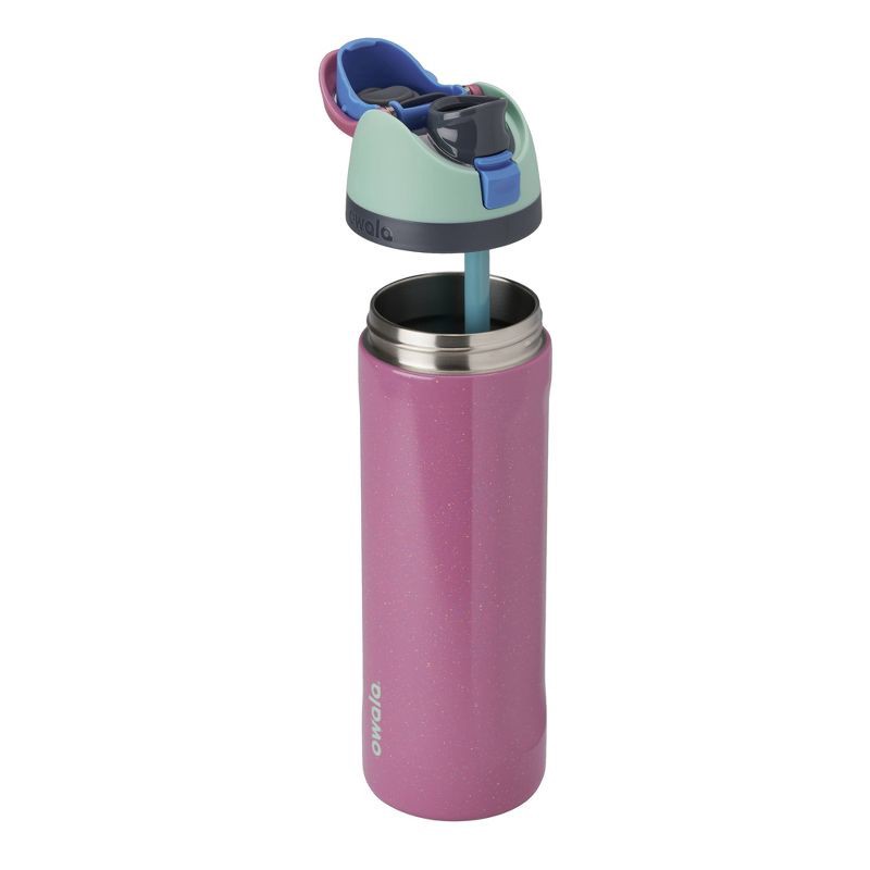 slide 4 of 5, Owala Special Edition 24oz FreeSip Stainless Steel Water Bottle - Bubblegum Burst, 24 oz
