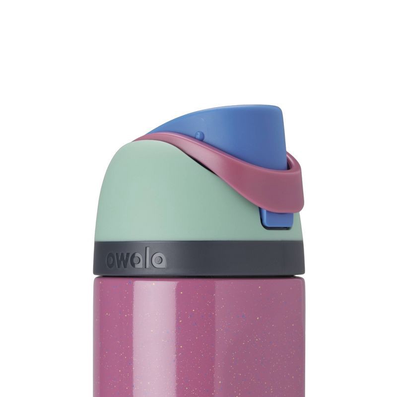 slide 5 of 5, Owala Special Edition 24oz FreeSip Stainless Steel Water Bottle - Bubblegum Burst, 24 oz