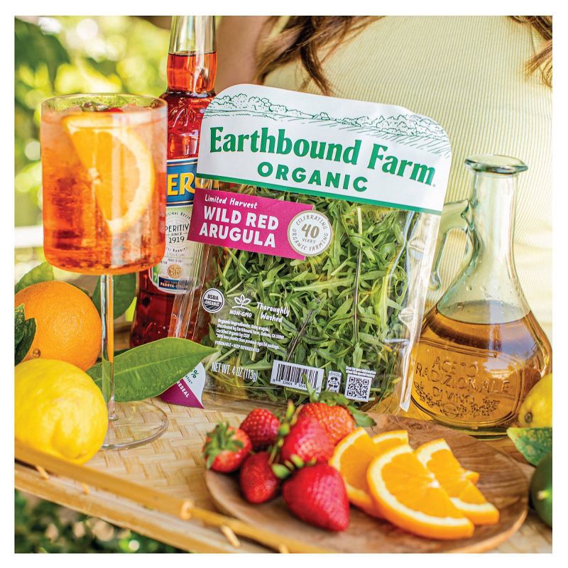 slide 3 of 4, Earthbound Farm Organic Wild Red Arugula - 4oz, 4 oz