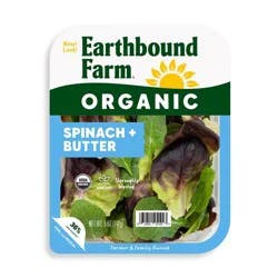 Earthbound Farm Spinach + Butter Lettuce Blend - 5oz