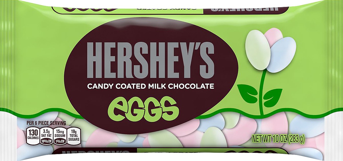 slide 3 of 3, Hershey's Milk Chocolate Coated Eggs Candy 10 oz, 10 oz