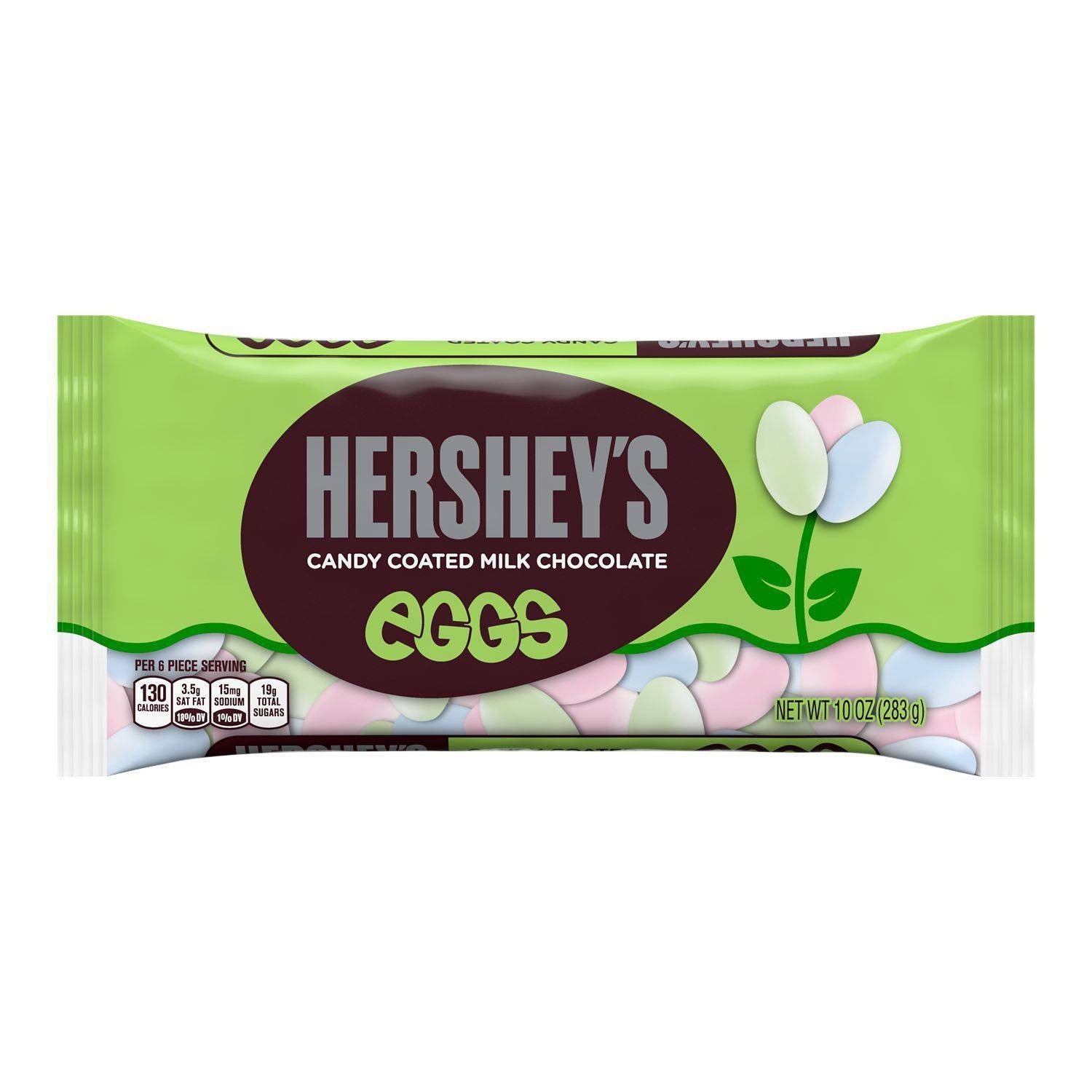 slide 1 of 2, Hershey's Easter Candy Coated Milk Chocolate Eggs, 10 oz
