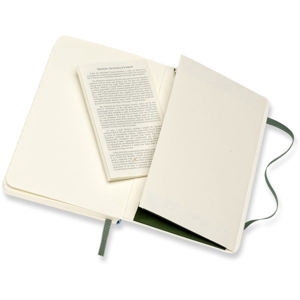 slide 2 of 5, Moleskine Classic Soft Cover Notebook, 3-1/2" X 5-1/2", Ruled, 192 Pages (96 Sheets), Myrtle Green, 96 ct