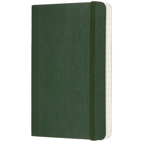 slide 3 of 5, Moleskine Classic Soft Cover Notebook, 3-1/2" X 5-1/2", Ruled, 192 Pages (96 Sheets), Myrtle Green, 96 ct